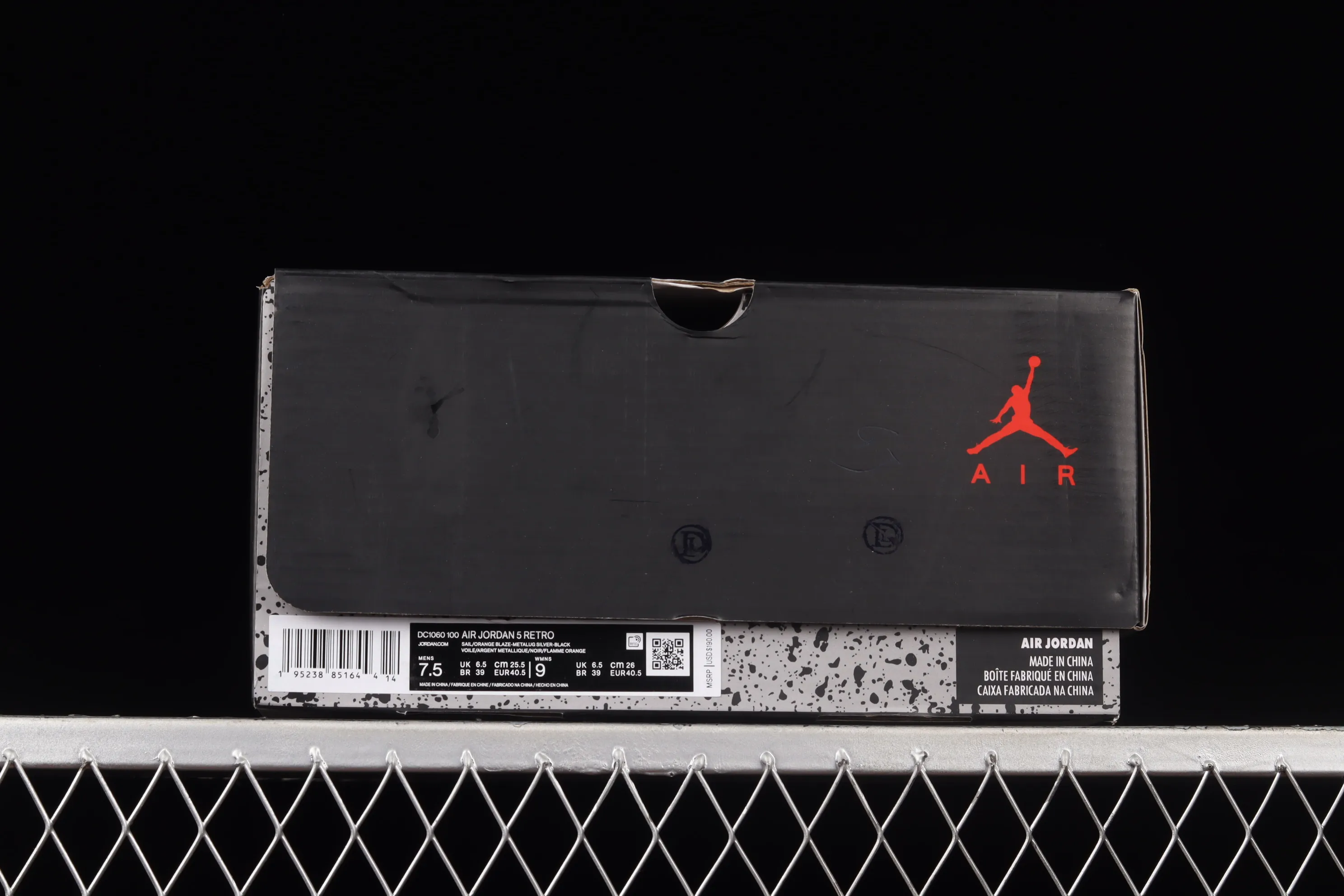 All categories Air Jordan Jordan series basketball shoes Air Jordan 5 Air Jordan 5 "Shattered Backboard" AJ5 Joe 5 white and orange buckle high top basketball shoes DC1060-100